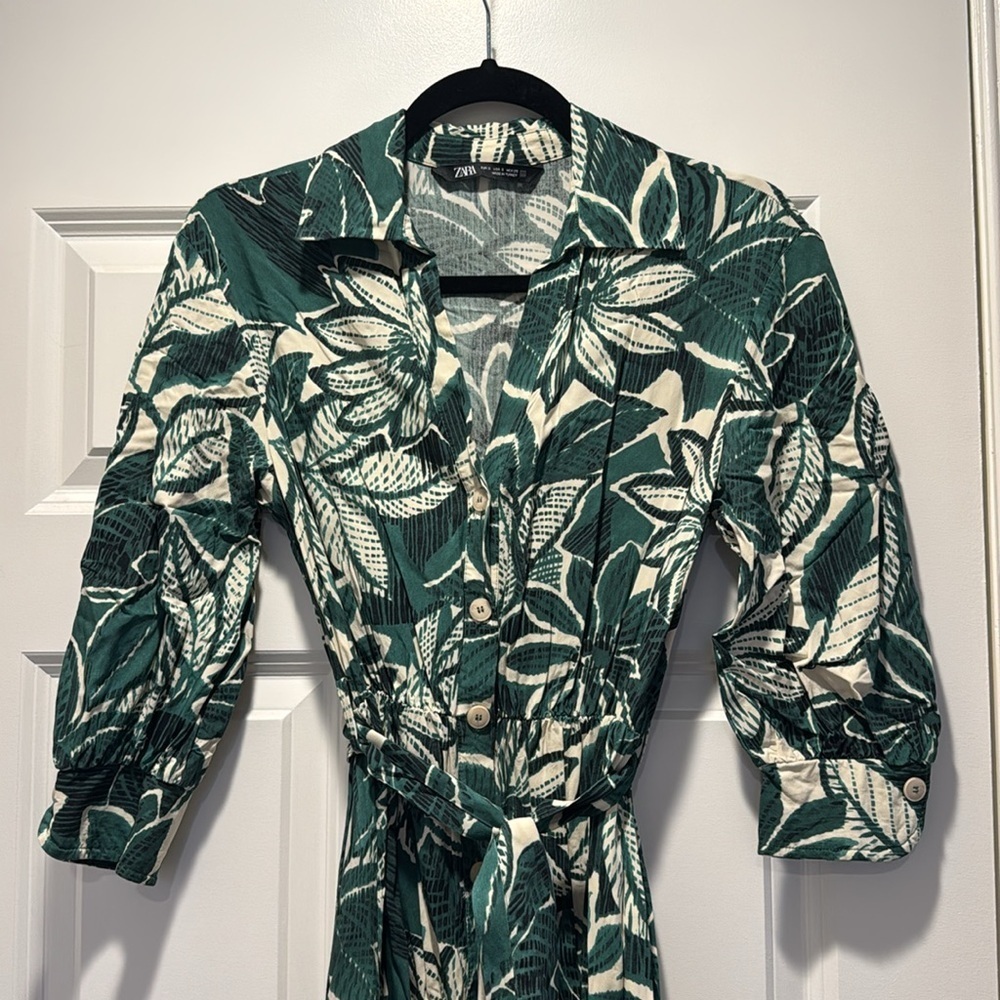 Zara belted midi dress - Picture 3 of 8